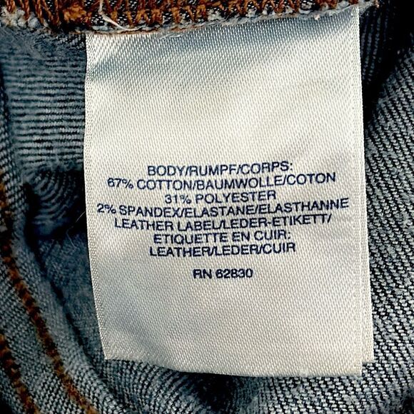 Lands End Jeans Size 12 Mid Rise True Straight Leg - Picture 13 of 13